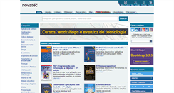 Desktop Screenshot of novatec.com.br