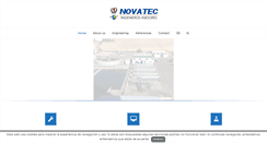 Desktop Screenshot of novatec.es