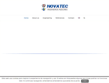 Tablet Screenshot of novatec.es